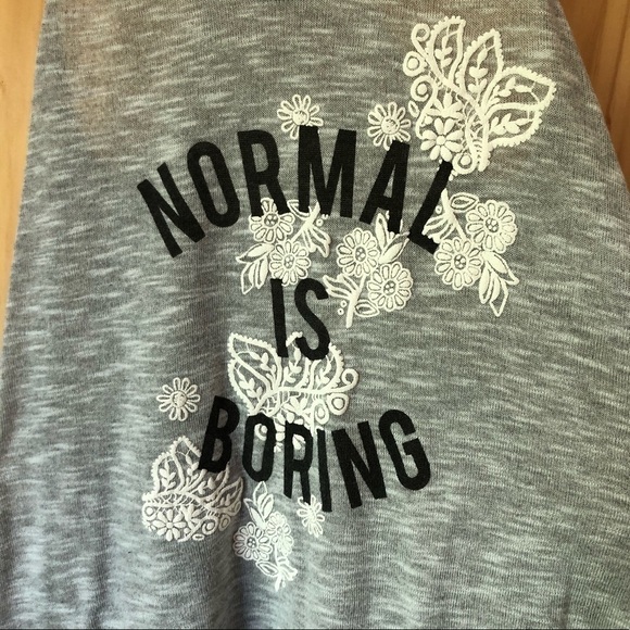 Tokyo Darling Normal is Boring floral racerback tank Jr S - Picture 3 of 8